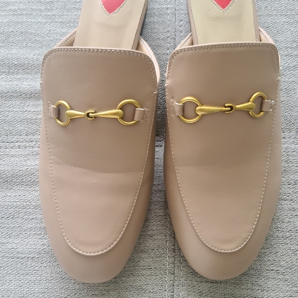 Designer Style Princetown Horsebit Leather Loafer Mules Camel, Sz 8.5 - Picture 9 of 11